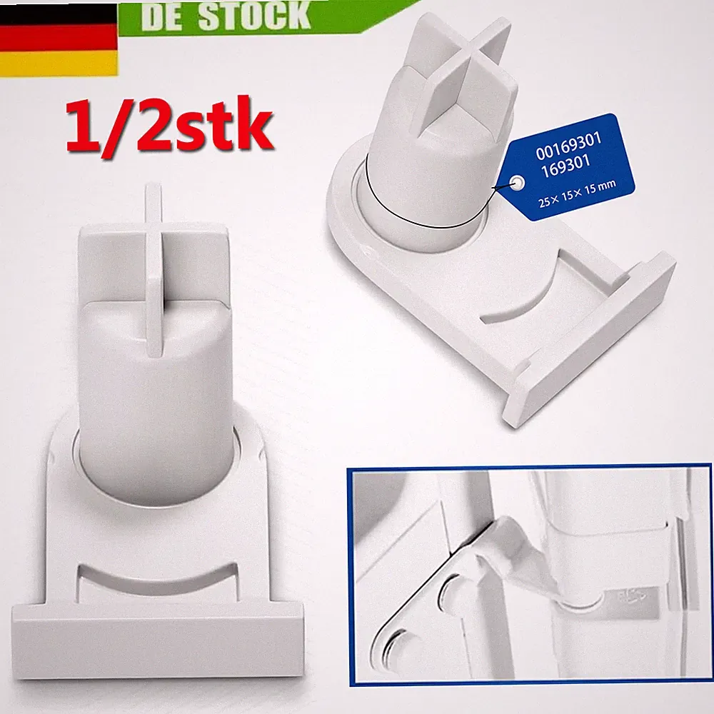 1x/2x Türscharnierbuchse passend wie Bosch 00169301 Buchse Set für Kühlschrank