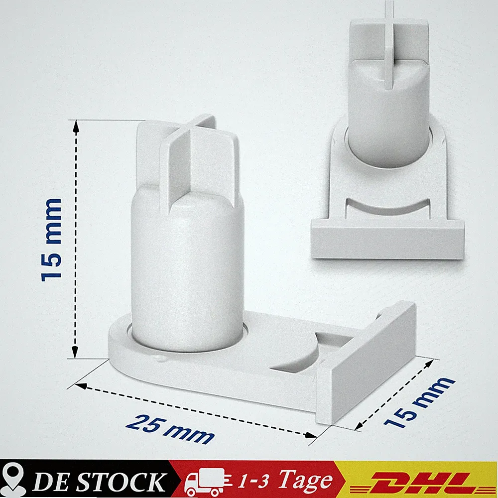 2x Buchse Türscharnierbuchse kompatibel Bosch Siemens Neff 169301 5384490