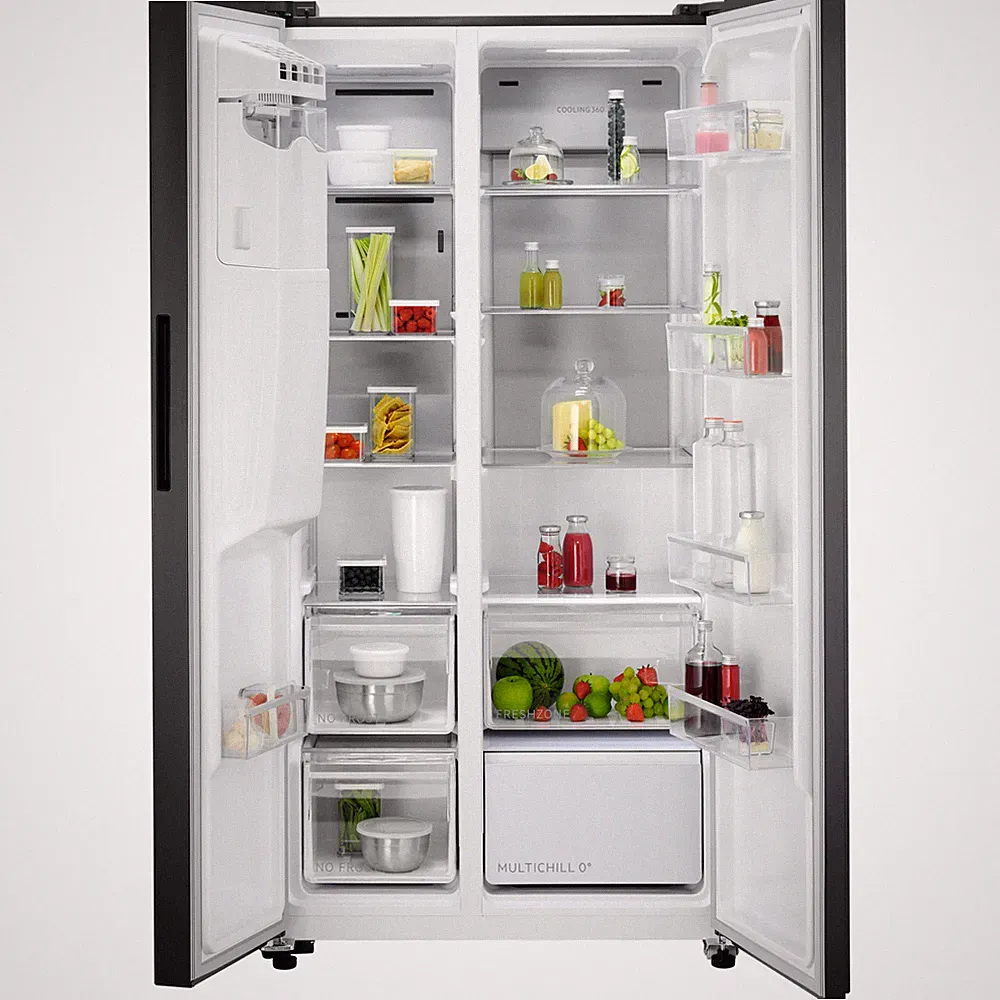 AEG 9000 MultiChill 0° / Side by Side Kühlschrank / 1770 mm / 572 L / NoFrost
