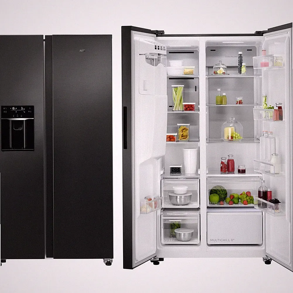 AEG ORX9V351DB 9000 MultiChill Side by Side Kühlschrank 572L NoFrost