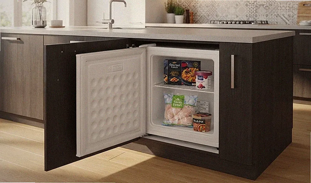 Amica GB 15151 W Kompakt-Gefrierschrank Der Mini-Gefrierschrank für kleine Räume