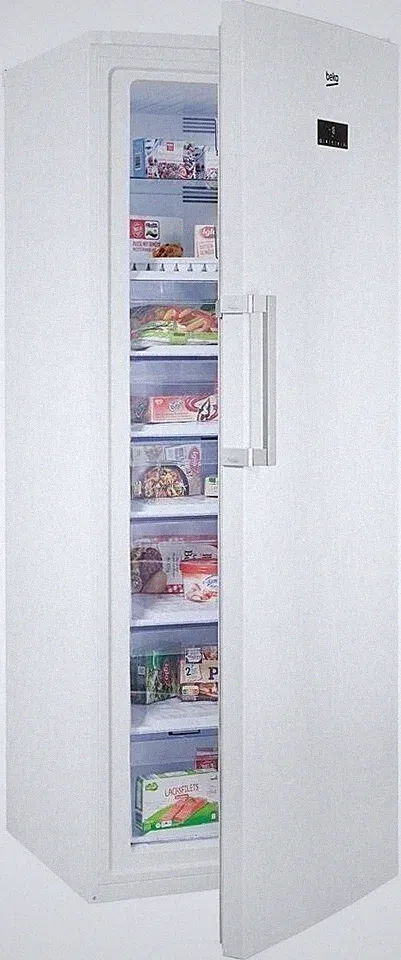 Beko RFNE448E45W Gefrierschrank, 404 l Nettovolumen, No Frost, Schnellgefrierfun