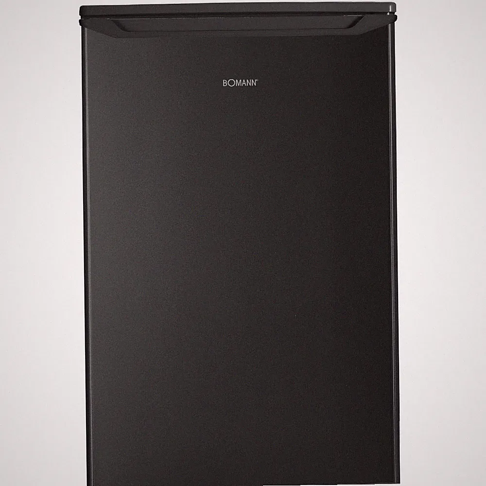 Bomann GS 7253 Edelstahl-Optik Gefrierschrank schwarz Gefrierschrank