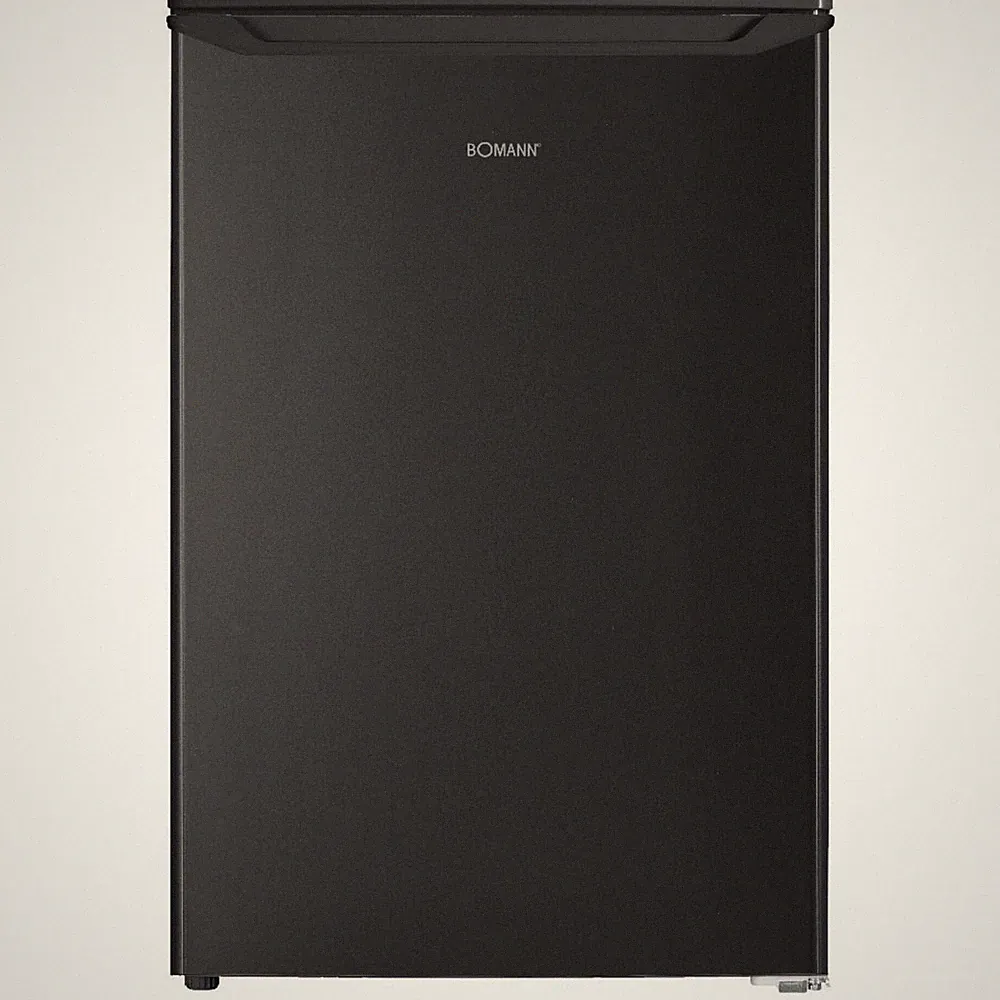 Bomann GS 7253 Edelstahl-Optik Gefrierschrank schwarz Gefrierschrank