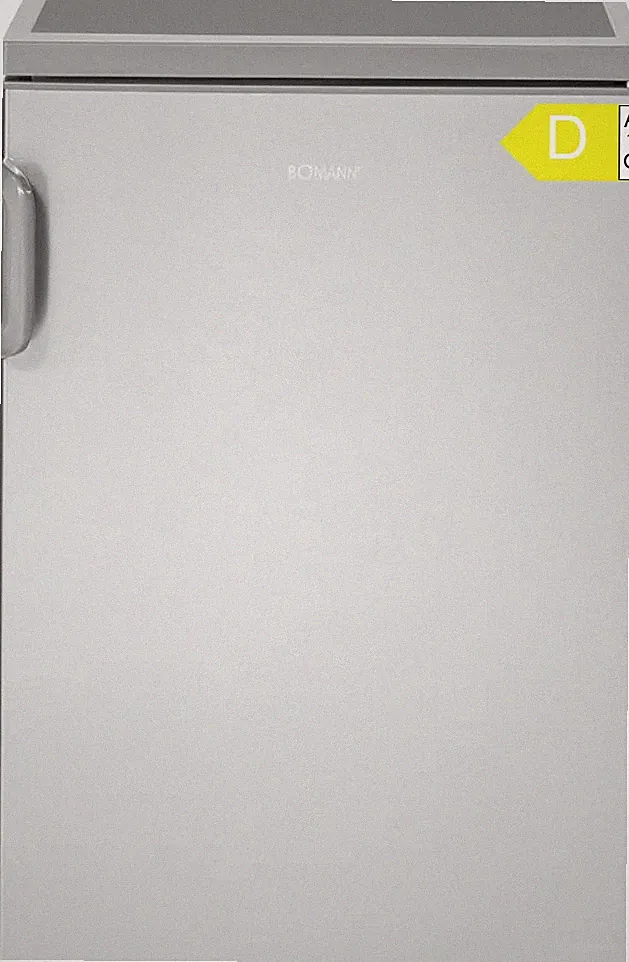 Bomann Kühlschrank VS 2195.1 Silber 133L LED Abtauautomatik Energie D