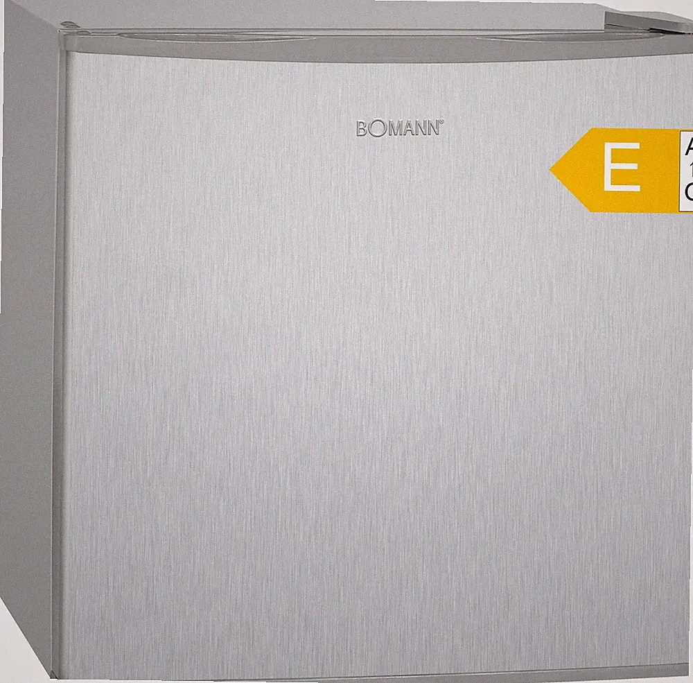 Bomann Mini Gefrierschrank 31L silber leise mit wechselbarem Türanschlag