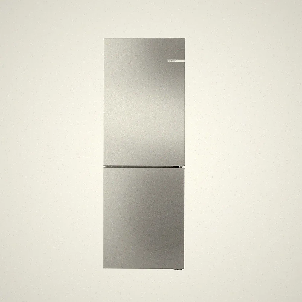 Bosch 61,4 cm breiter, 279 liter fassender no-frost-kühlschrank aus edelstahl