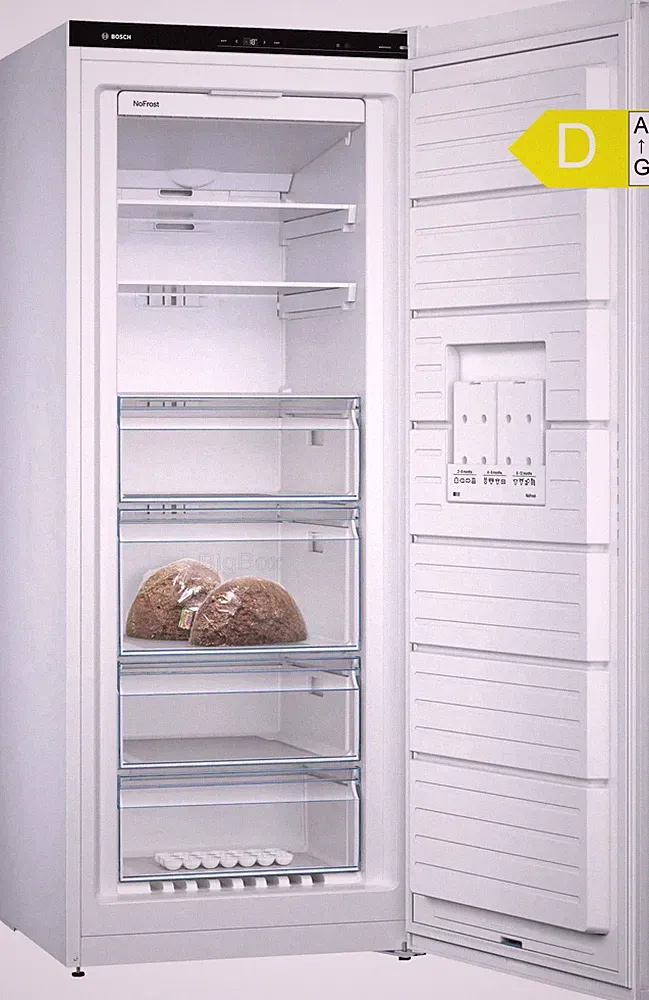 Bosch Gefrierschrank GSN54UWDP 328L NoFrost VarioZone BigBox weiß D