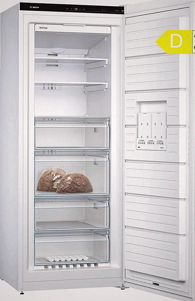 Bosch Gefrierschrank GSN54UWDP 328L NoFrost VarioZone BigBox weiß D
