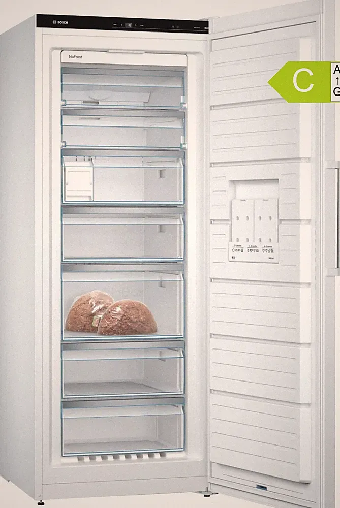 Bosch Gefrierschrank NoFrost 328L weiß XXL 176x70cm leise VarioZone