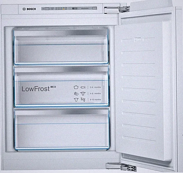 Bosch, GIV11ADC0 Einbau Gefrierschrank 71,2 x 55,8 cm Flachscharnier, EEK: C