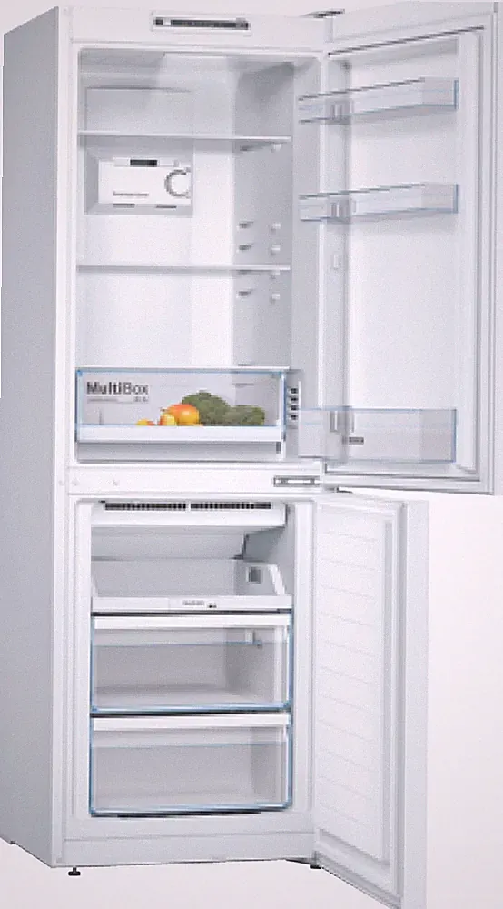 Bosch KGN33NWEB Kühlschrank mit Gefrierfach Freistehend 176 cm No-Frost Weiß