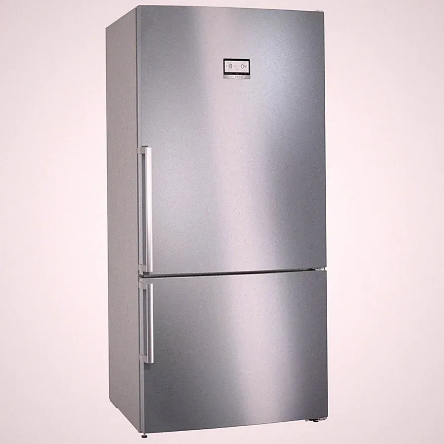 Bosch Kombinierter kühlschrank 86cm 631l nofrost edelstahl