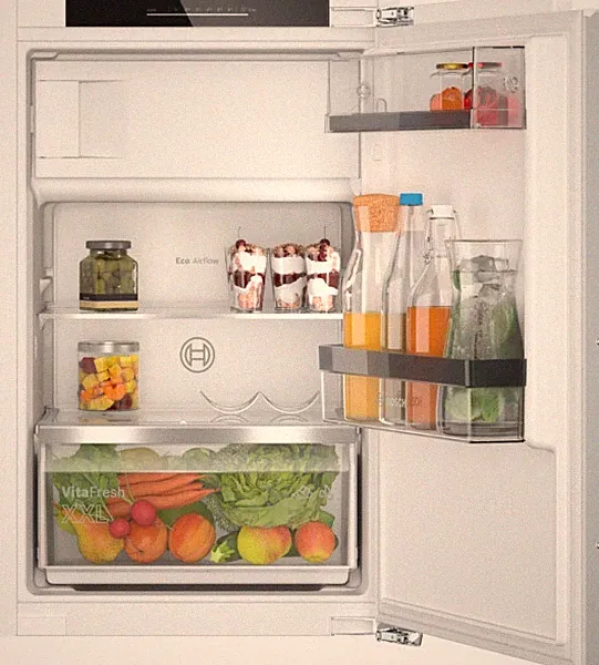 Bosch Serie 6, KIL22ADD1, Einbau-Kühlschrank 88 x 56 cm Flachscharnier, EEK: D
