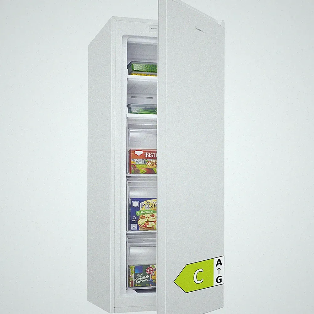 Clatronic Gefrierschrank GS 200, 161 Liter, Total NoFrost, LED-Anzeige, NEU