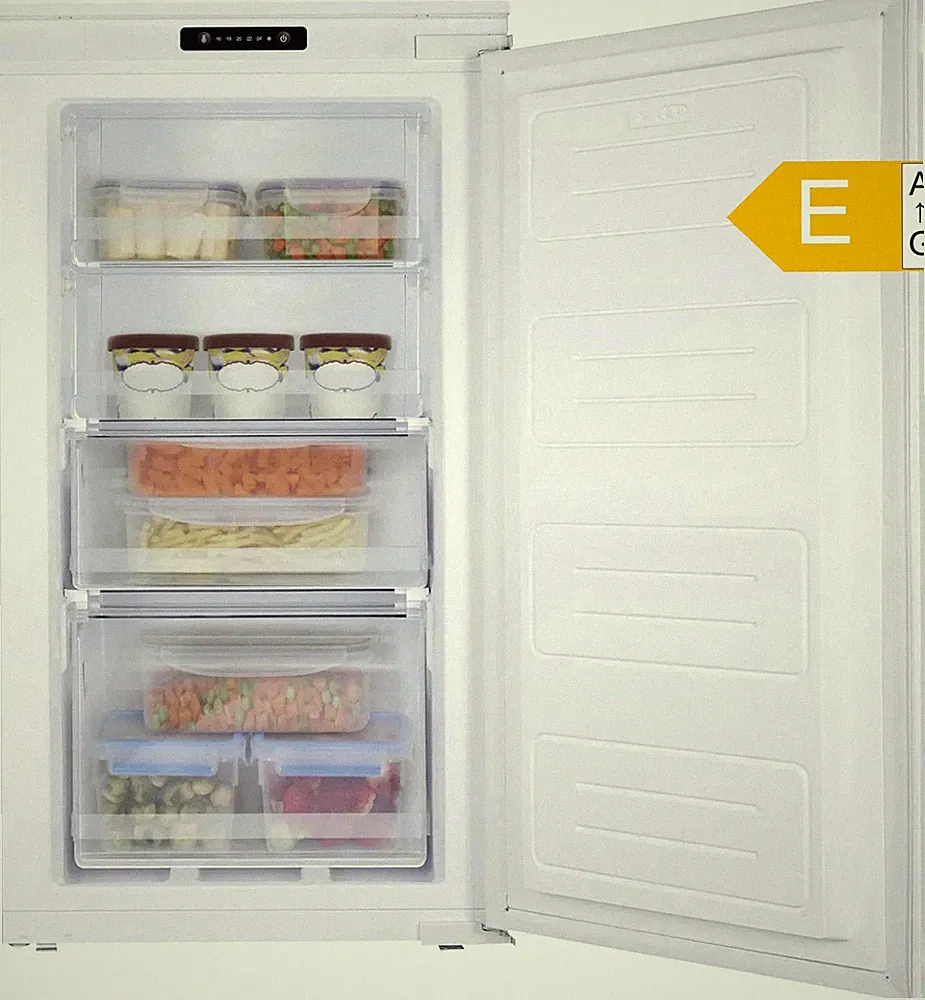 Einbau Gefrierschrank 100L Schlepptür E Supergefrier 88cm leise