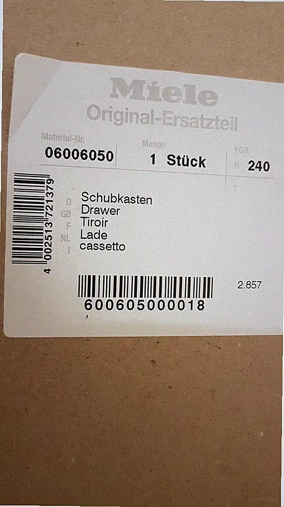 Ersatzteil für Miele Gefrierschrank F123Ui-2