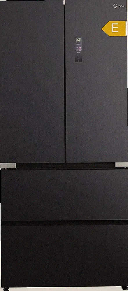 French Door Kühl-Gefrierkombination 515L Schwarz Glas NoFrost WLAN