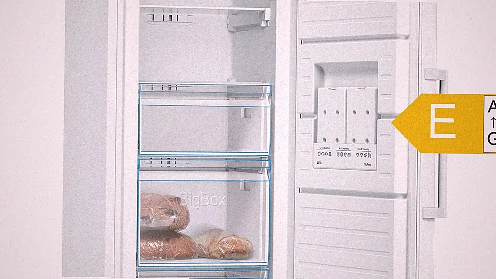 Gefrierschrank Bosch GSN36VWEP NoFrost 242L E weiß 186cm VarioZone BigBox