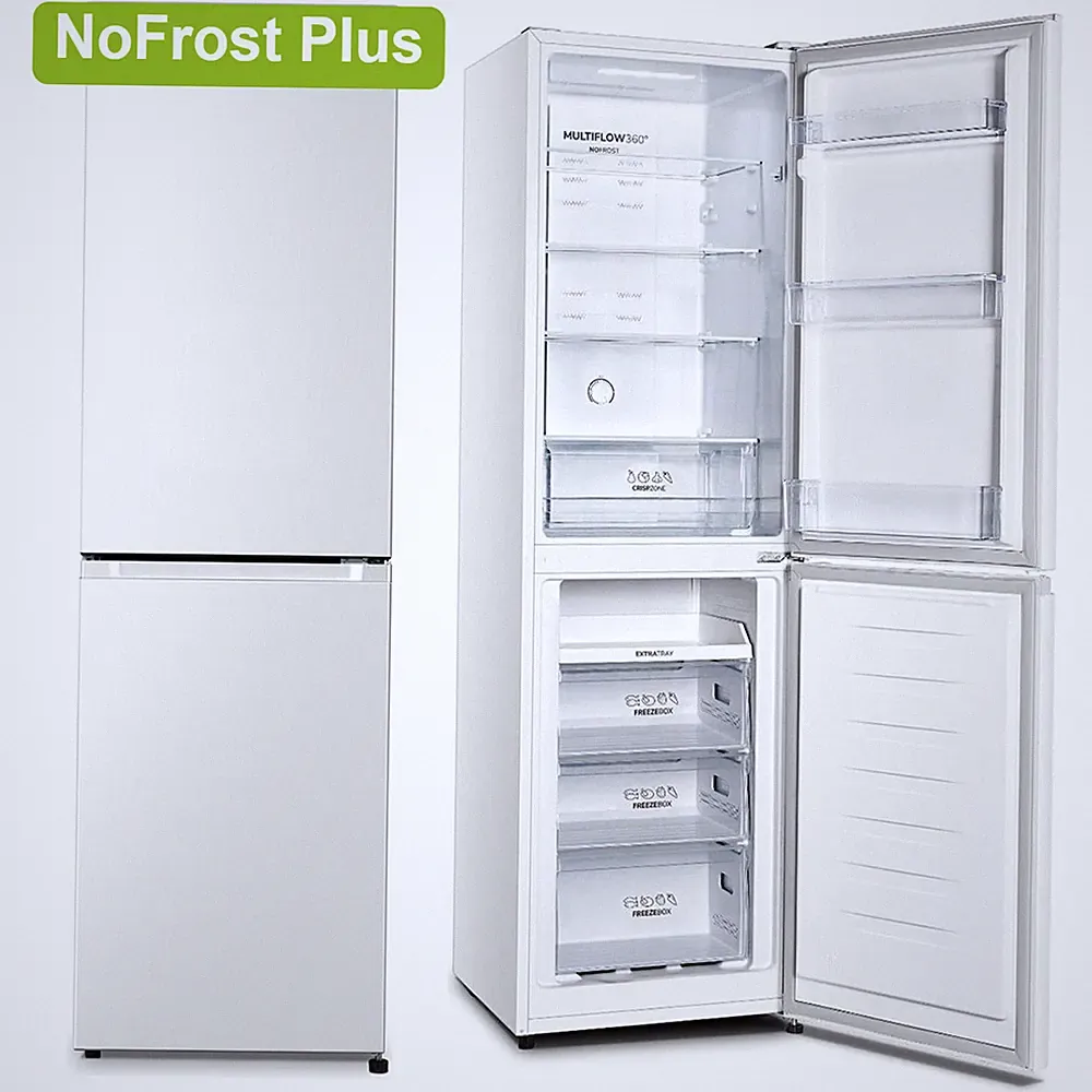 Gorenje Kühl Gefrierkombination NoFrost freistehend Kühlschrank 256 L Weiß LED
