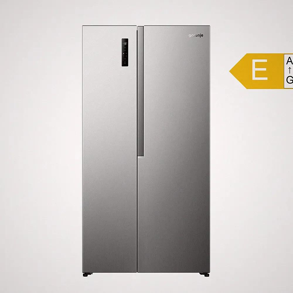 Gorenje Side-by-Side Kühlschrank NRS917E41X 544L Edelstahl NoFrost E 178cm