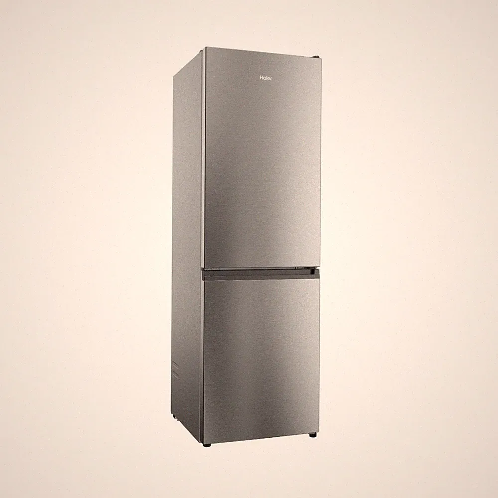 Haier Kombikühlschrank 60cm 341l nofrost edelstahl