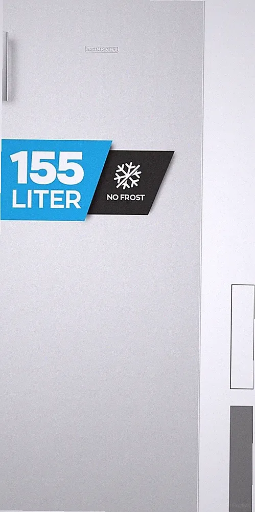 Heinrich´s Gefrierschrank 155 Liter, Temperatur:-14°C~-24°C, No-Frost, weiß