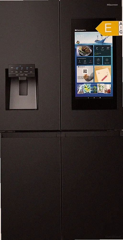Hisense Side-by-Side Kühl-Gefrierkombi RQ760N4IFE 577l NoFrost WiFi Schwarz