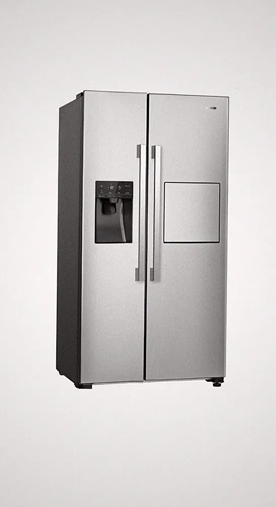Kühlschrank Gorenje NRS9EVXB1 Side by Side Edelstahl Eis-/Wasserspender NoFrost