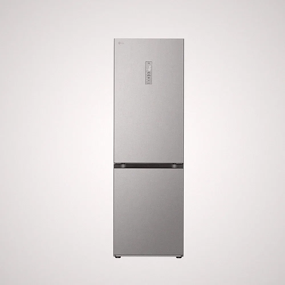 Lg 60 cm breiter, 344 l fassender kühl-/gefrierschrank mit no-frost-funktion, gr