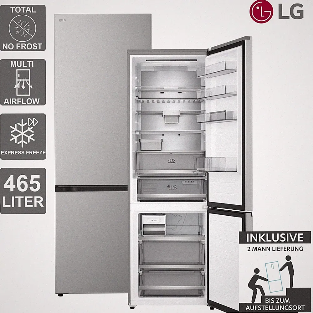 LG GBBW726CPY Kühl-/Gefrierkombination 465L LinearCooling DoorCooling+ 2ML