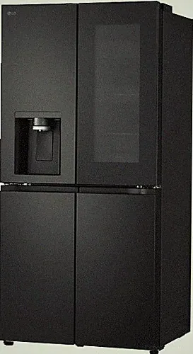 LG GMG861EPAE InstaView SLIM Multi-Door, Klasse E, 508 L, Kühlschrank mit Gefrie