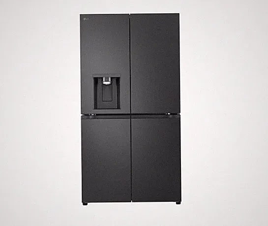 LG GML960EVBE Side-by-Side Kühlschrank mit Gefrierfach 641l, Essence Black Steel