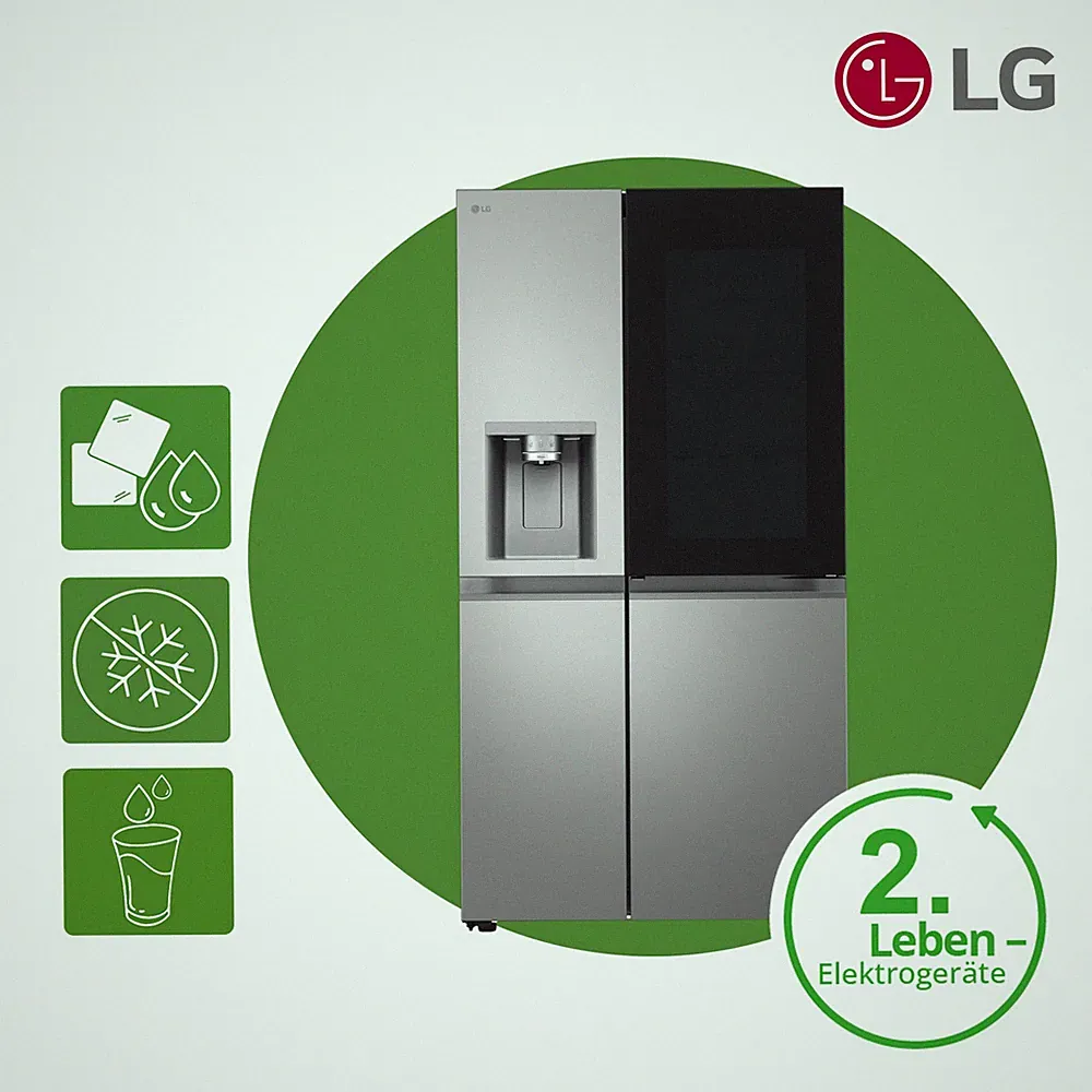 LG GSXE81PYBD Side-by-Side Kühlschrank 628 L InstaView RO_GSXE81PYBD_R