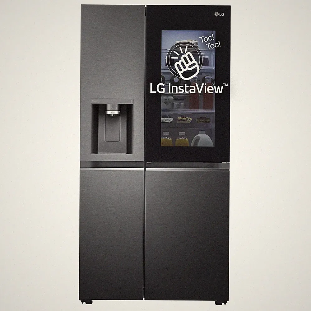 LG GSXV91MCAE Side-by-Side Kühlschrank mit InstaView Door-in-Door®, Eis- und Was