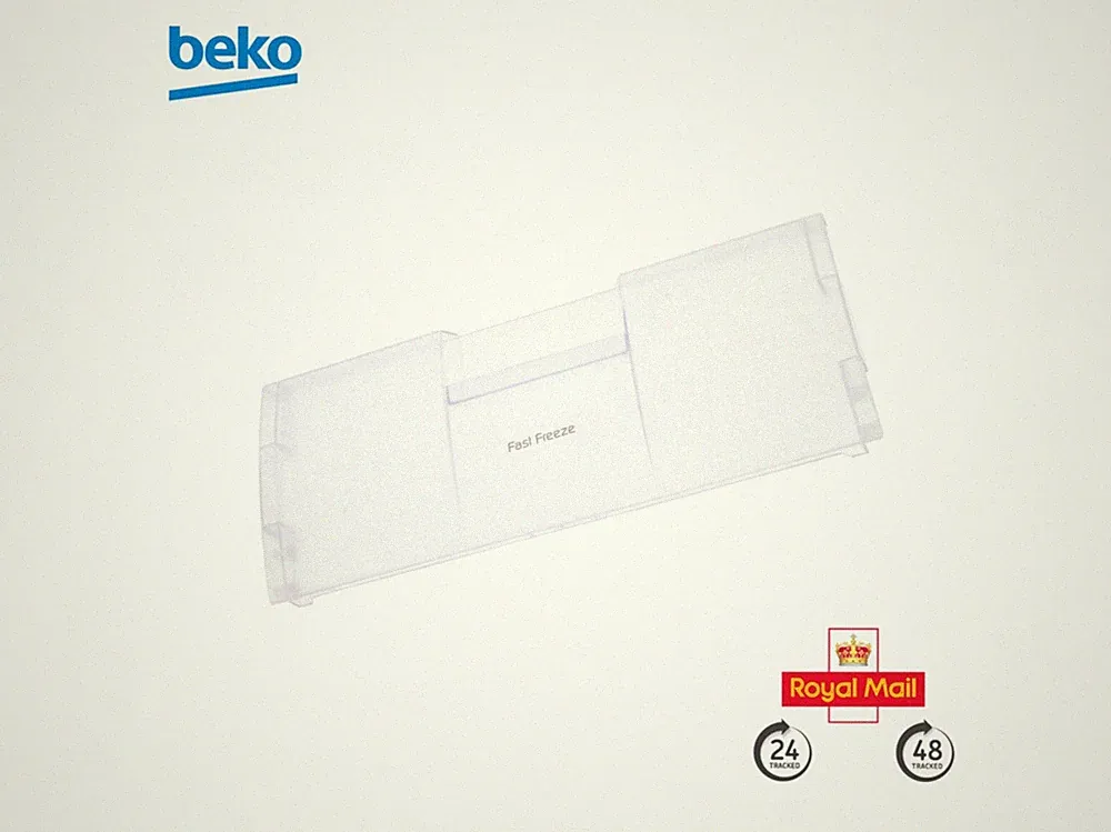 Original Beko Kühl-Gefrierkombination Schnellgefrierklappe Frontabdeckung 467x191mm........