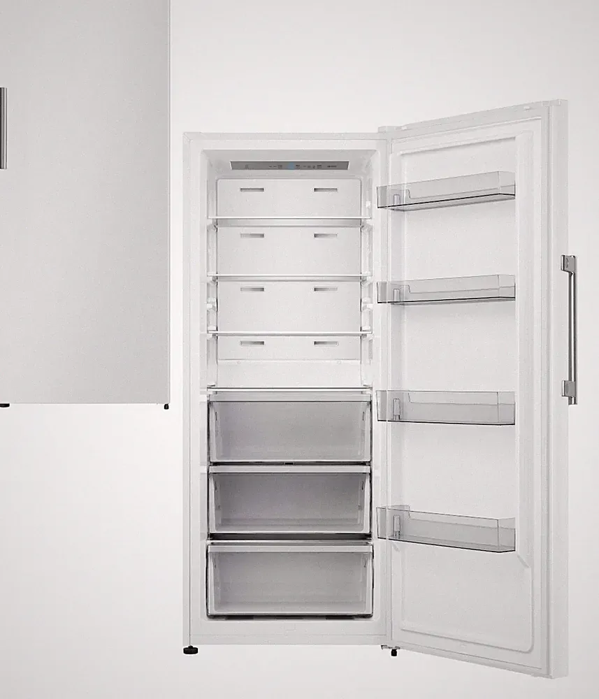 PKM Gefrierschrank GS400DNFDW Kühlschrank Touch Control NoFrost 384L