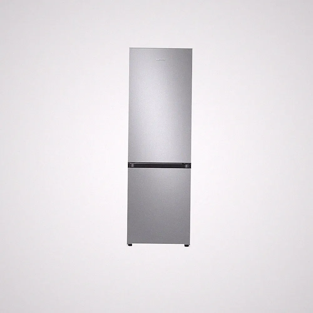 Samsung 60 cm breiter, 344 liter fassender no-frost-kühlschrank aus edelstahl