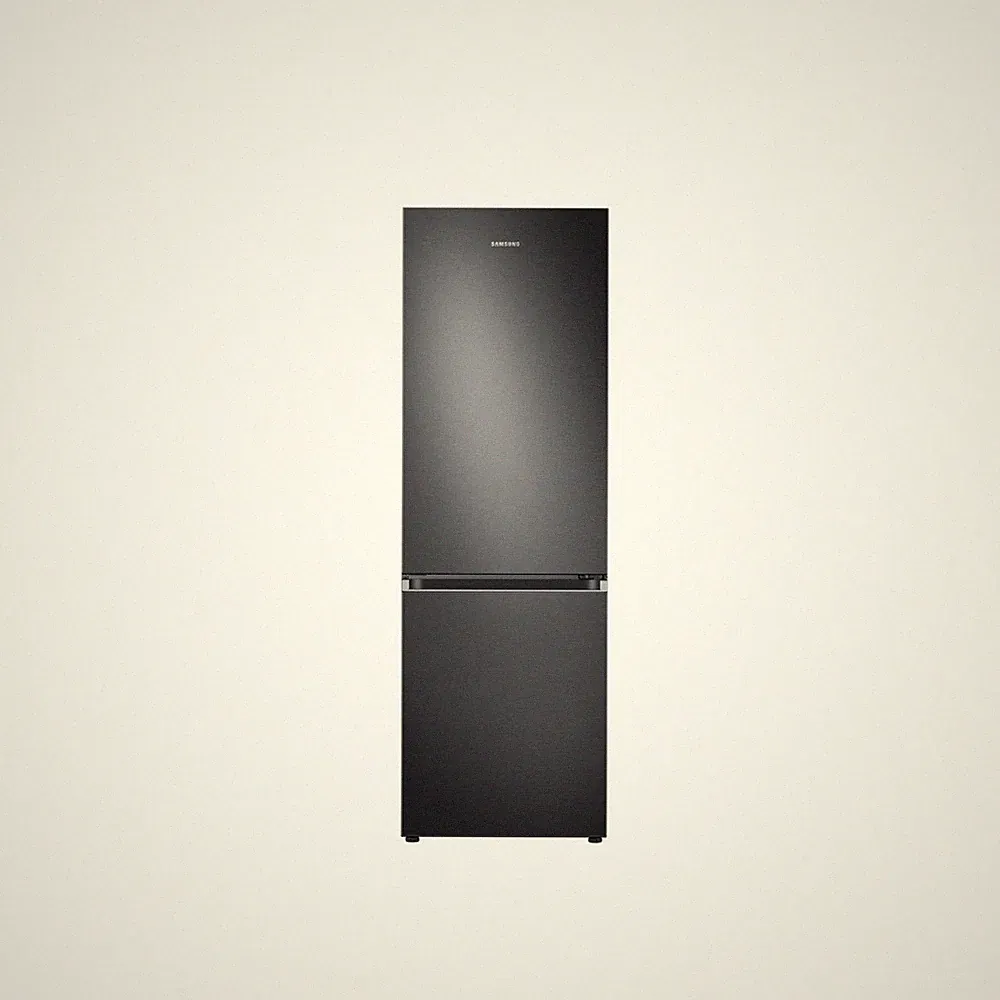 Samsung 60 cm breiter 344-liter-kombikühlschrank, karbonschwarz