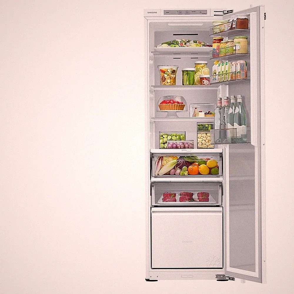 Samsung BRD27713EWW/EG Einbaukühlschrank Gefrierschublade 177,5 cmsehr gut