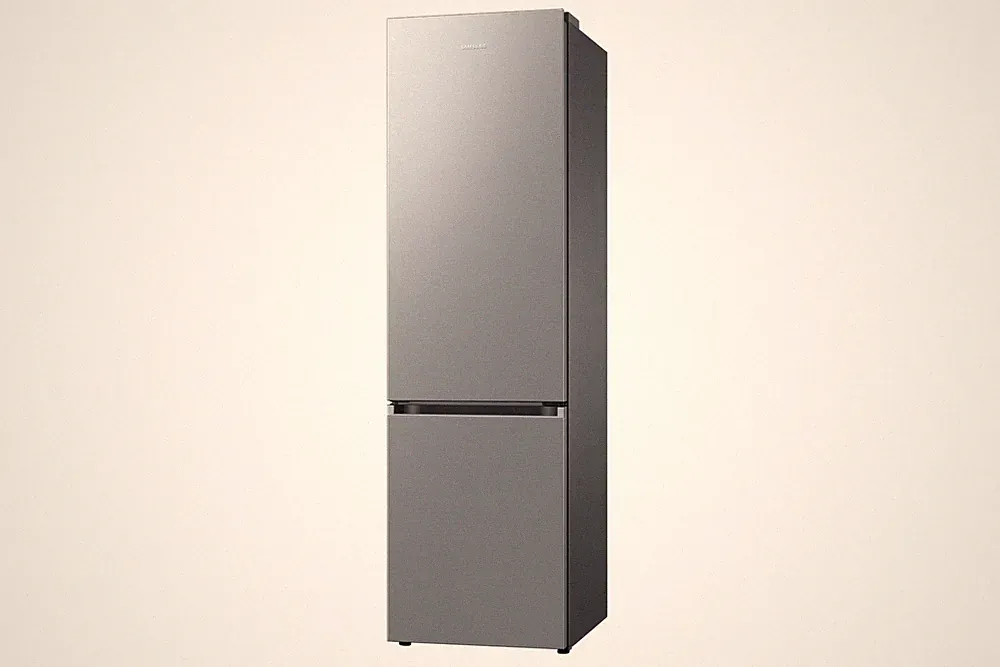 Samsung Kühl-/Gefrierkombination, 203 cm, 387 l, Edelstahl Look, No Frost+