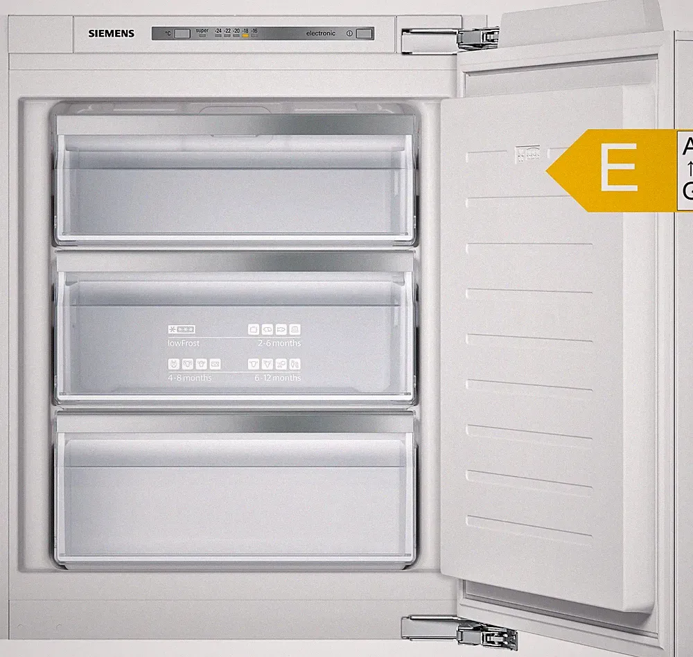 Siemens Einbau Gefrierschrank GI11VAFE0 iQ500 72l LowFrost 3 Schubladen