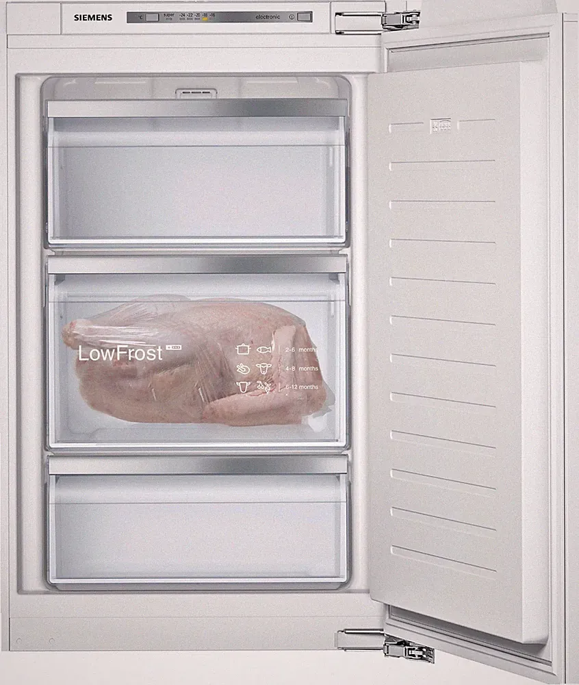 Siemens Einbaugefrierschrank iQ500 GI21VADD0 Low Frost Festtür SoftClose 95 L