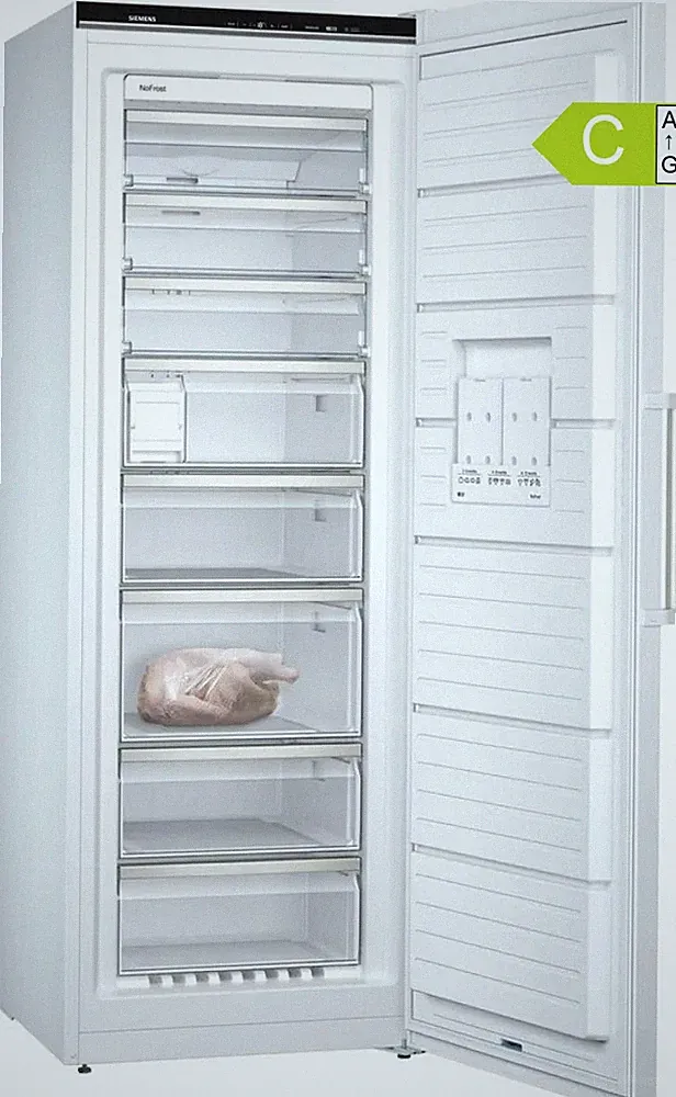 Siemens Gefrierschrank GS58NAWCV NoFrost 366l weiß iQ500 bigBox