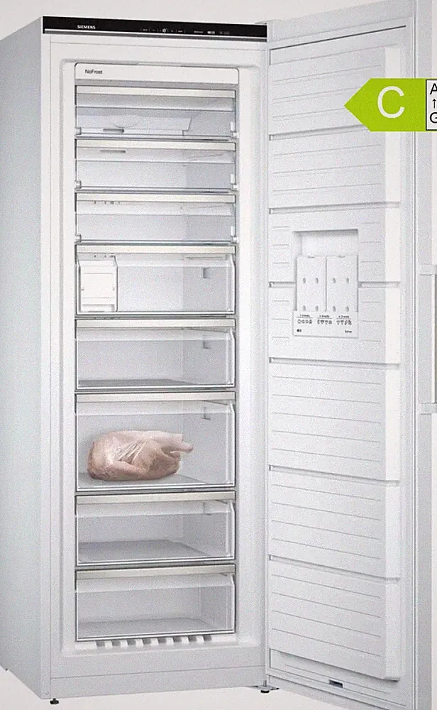 Siemens Gefrierschrank GS58NAWCV NoFrost 366l weiß iQ500 bigBox
