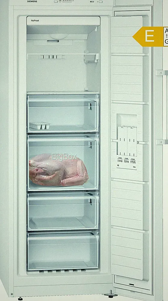 Siemens iQ300 Gefrierschrank GS29NVWEP NoFrost 200l weiß bigBox