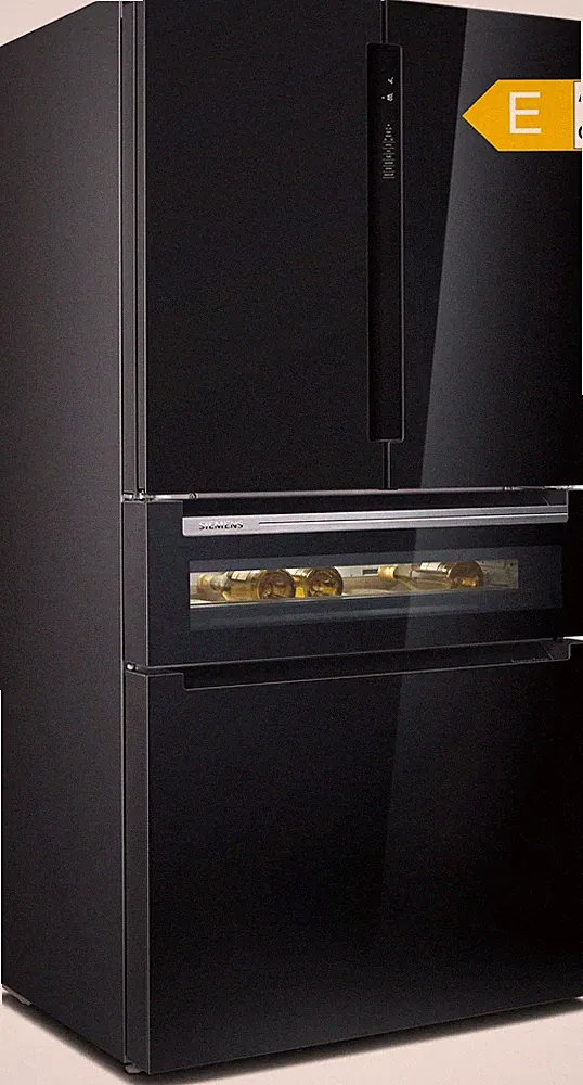 Siemens iQ700 MultiDoor Kühl-Gefrierkombi 572l NoFrost Schwarz E