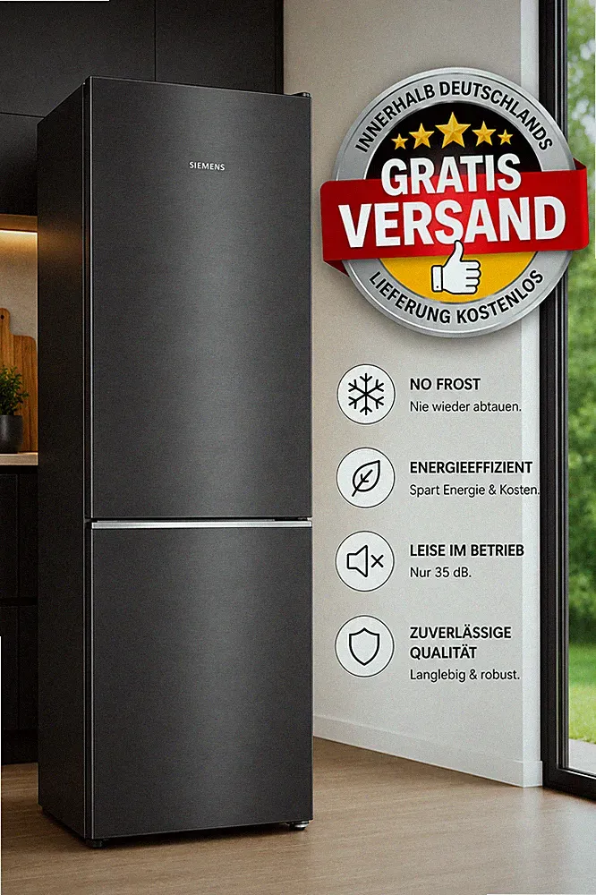 Siemens - KG49N4XAF - iQ500 Stand Kühl-Gefrierkombination NoFrost MultiAirflow