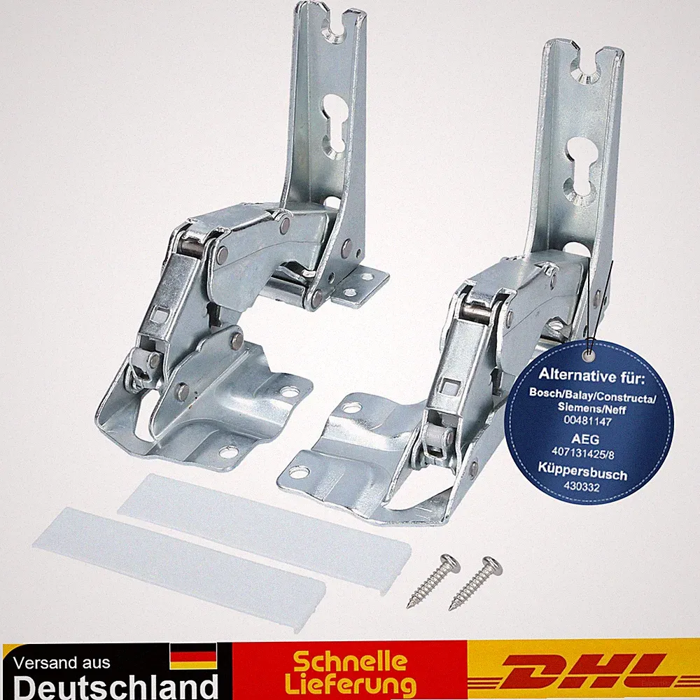 Türscharnier geeignet für Hettich 3702 3306 3703 3307 Miele 5546050 481147