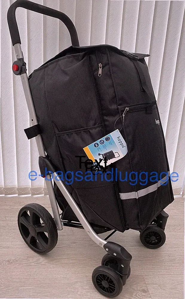 XLarge 74,4L Hoppa Einkaufstrolley/Wagen Gefrierfach leicht faltbar 6 Rollen